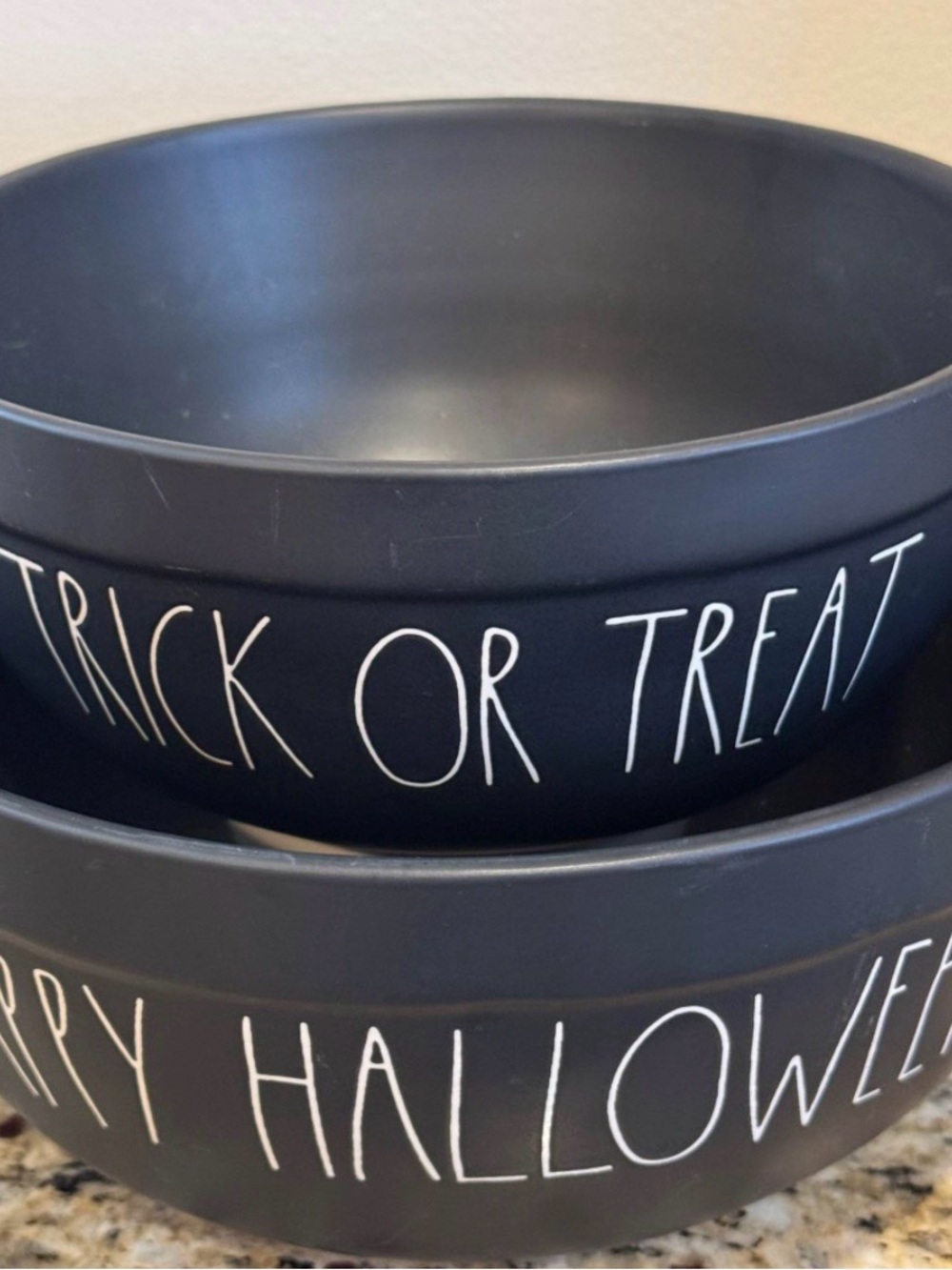 Rae Dunn Happy Halloween Trick Or Treat Bowls